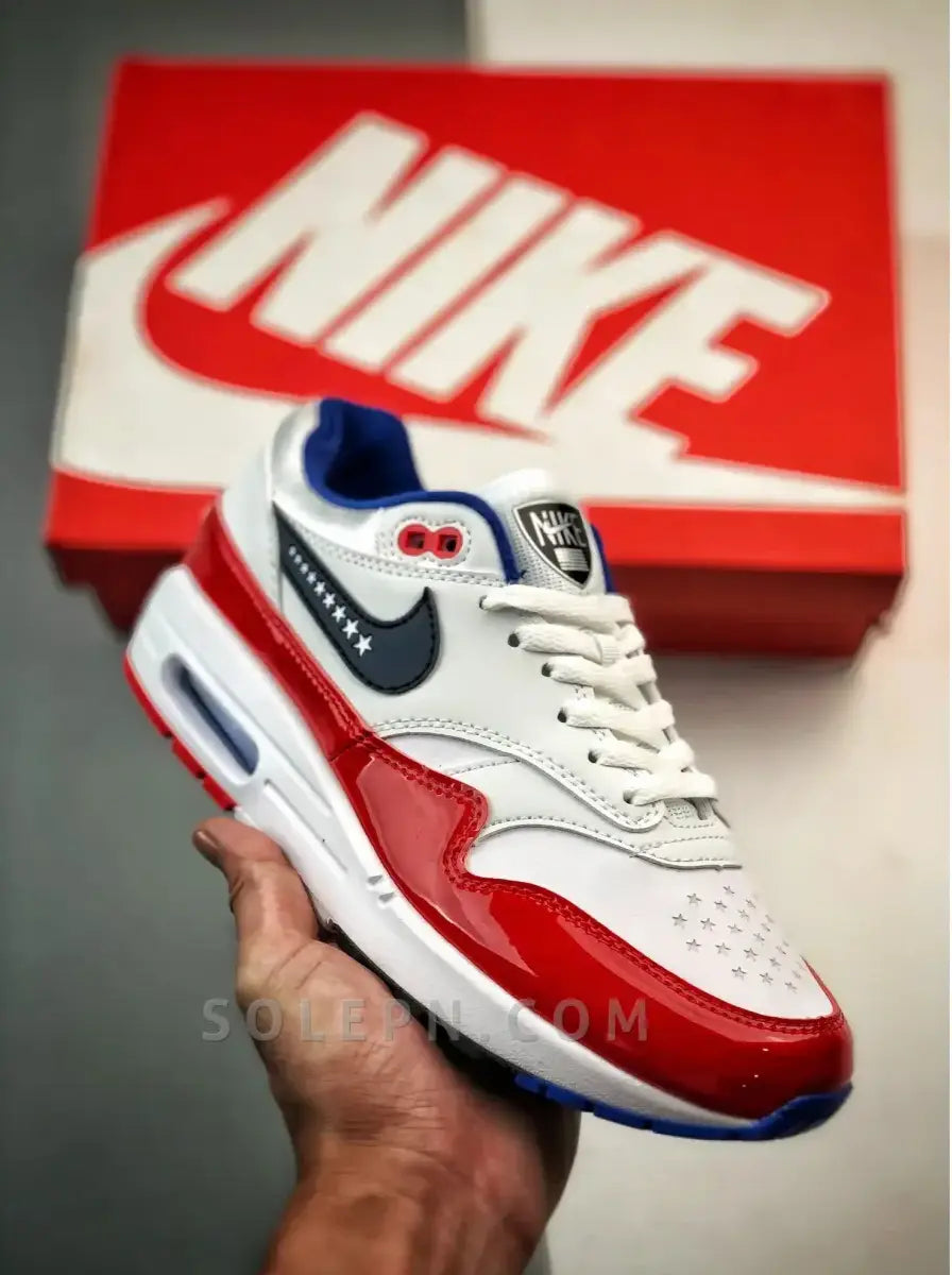 Nike Airmax 1 Golf USA WHITE RED BLUE (FIX)