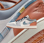 Nike Air Jordan 1 Low SE REPAIRED DENIM SWOOSH