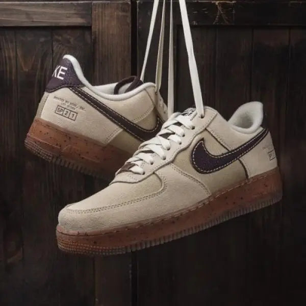 Nik_e Airforce 1 Low Coffee Suede Quality