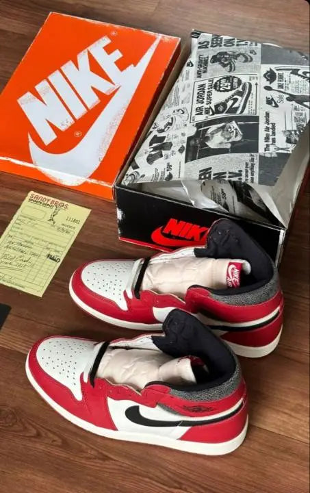 Nik_e Jordan Retro 1 Lost Found Faded Sole Surplus Semi UA