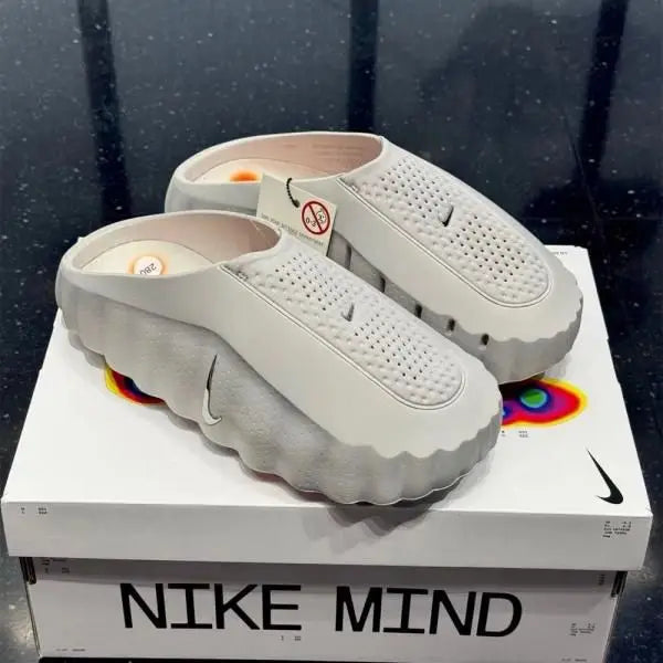 Nikee Mind 001 Mules In Cream Light Bone
