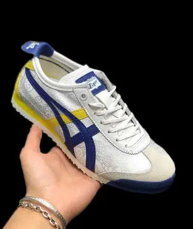 Onitsuk_a Tiger Mexico 66 SD - WhiteBlueYellow  Mens Premium First Copy D-1920