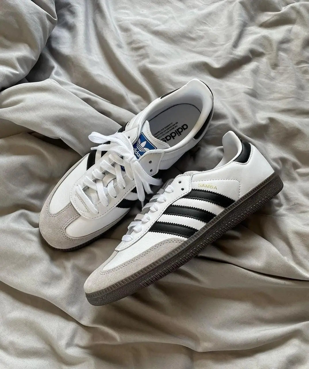 Adidas SAMBA WHITE BLACK MENS (FIX)