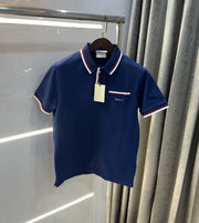 Gant Petrol Blue Embroidery Logo Premium Polo T-shirt