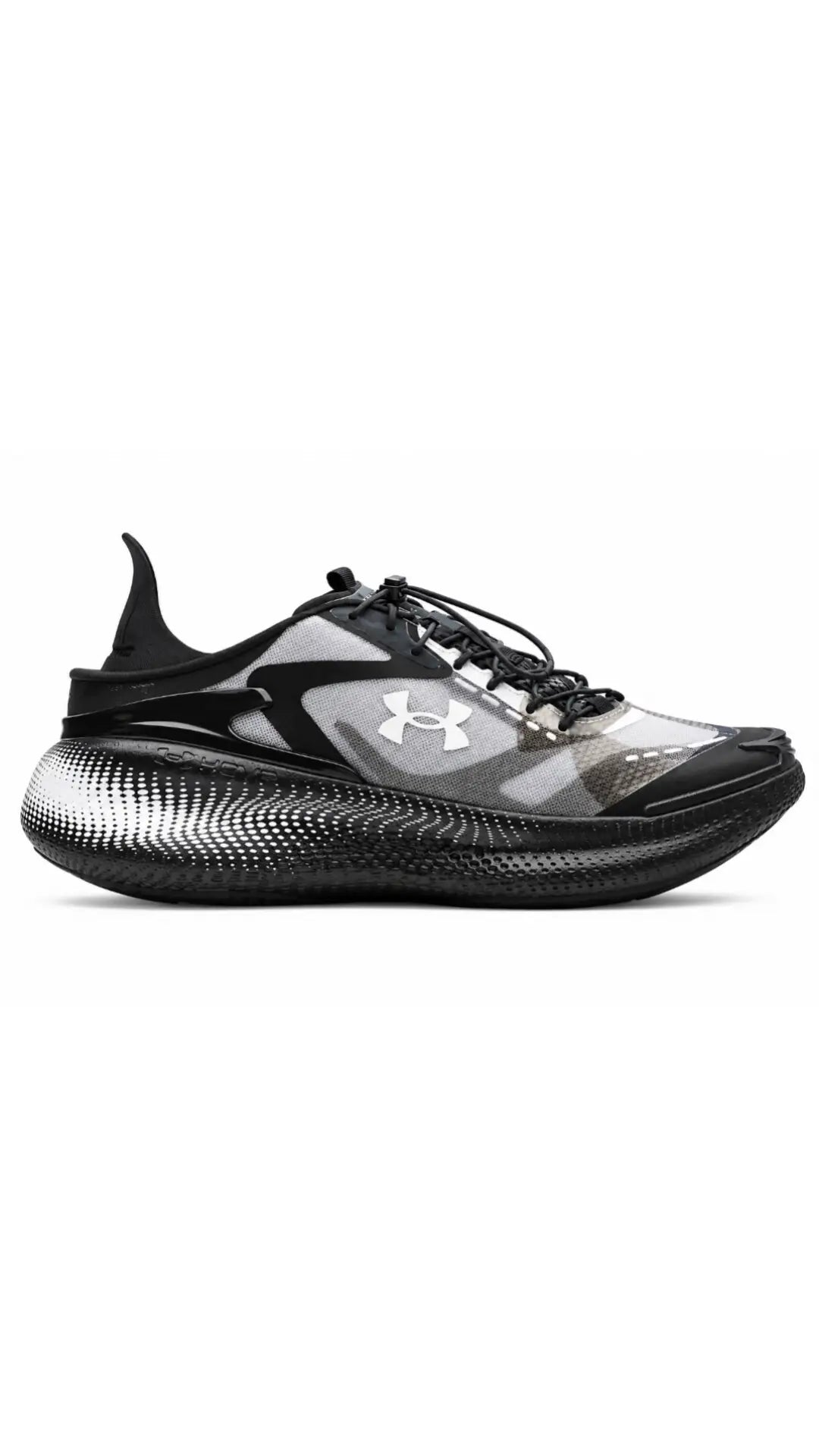 Under_Armour Echo Slip Speed Black White Shoes