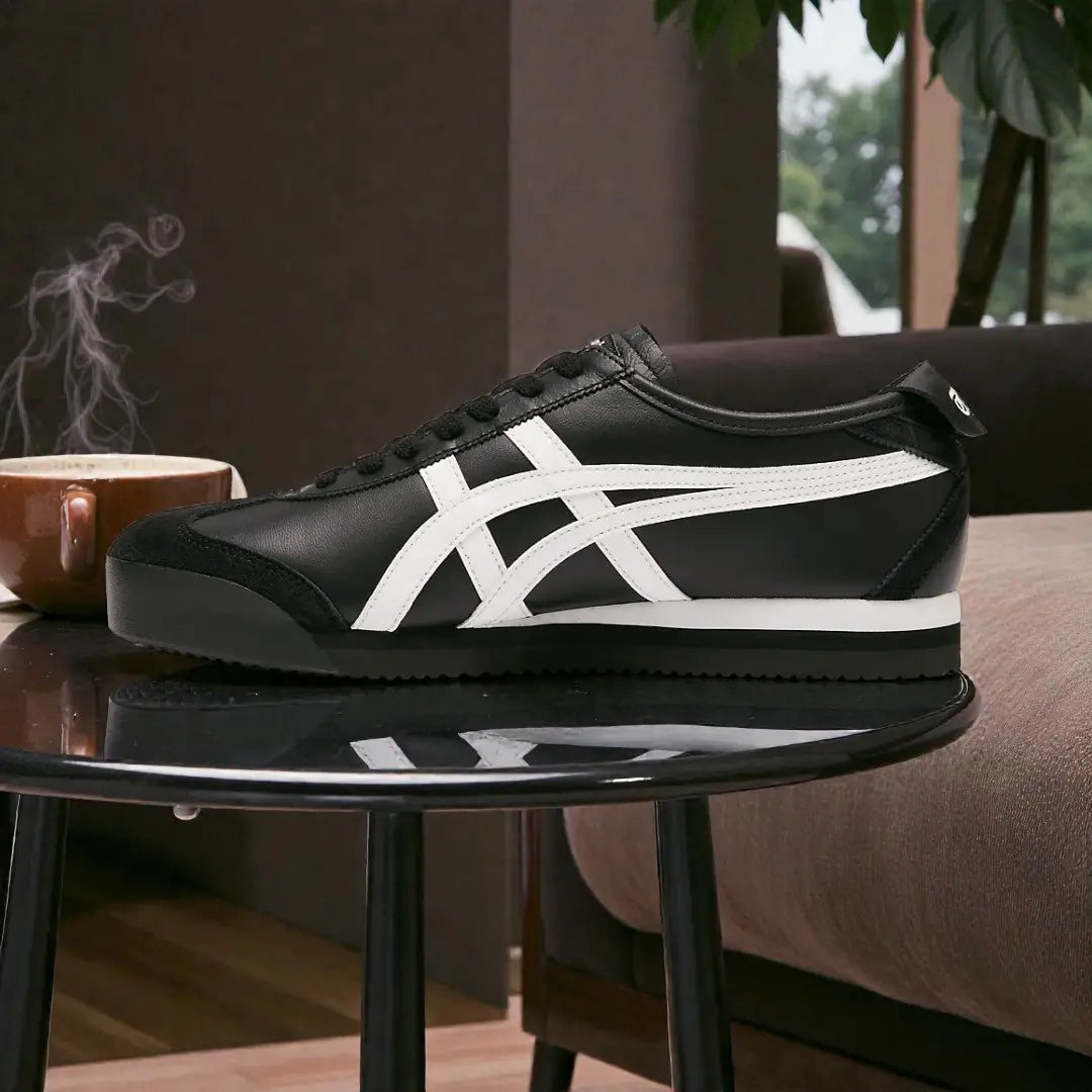 Onitsuka Tiger Mexico 66 PF Black White 7A Premium Mens Sneakers D-2083