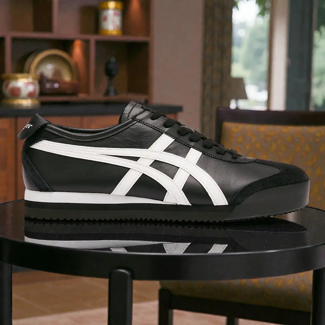 Onitsuka Tiger Mexico 66 PF Black White 7A Premium Mens Sneakers D-2083