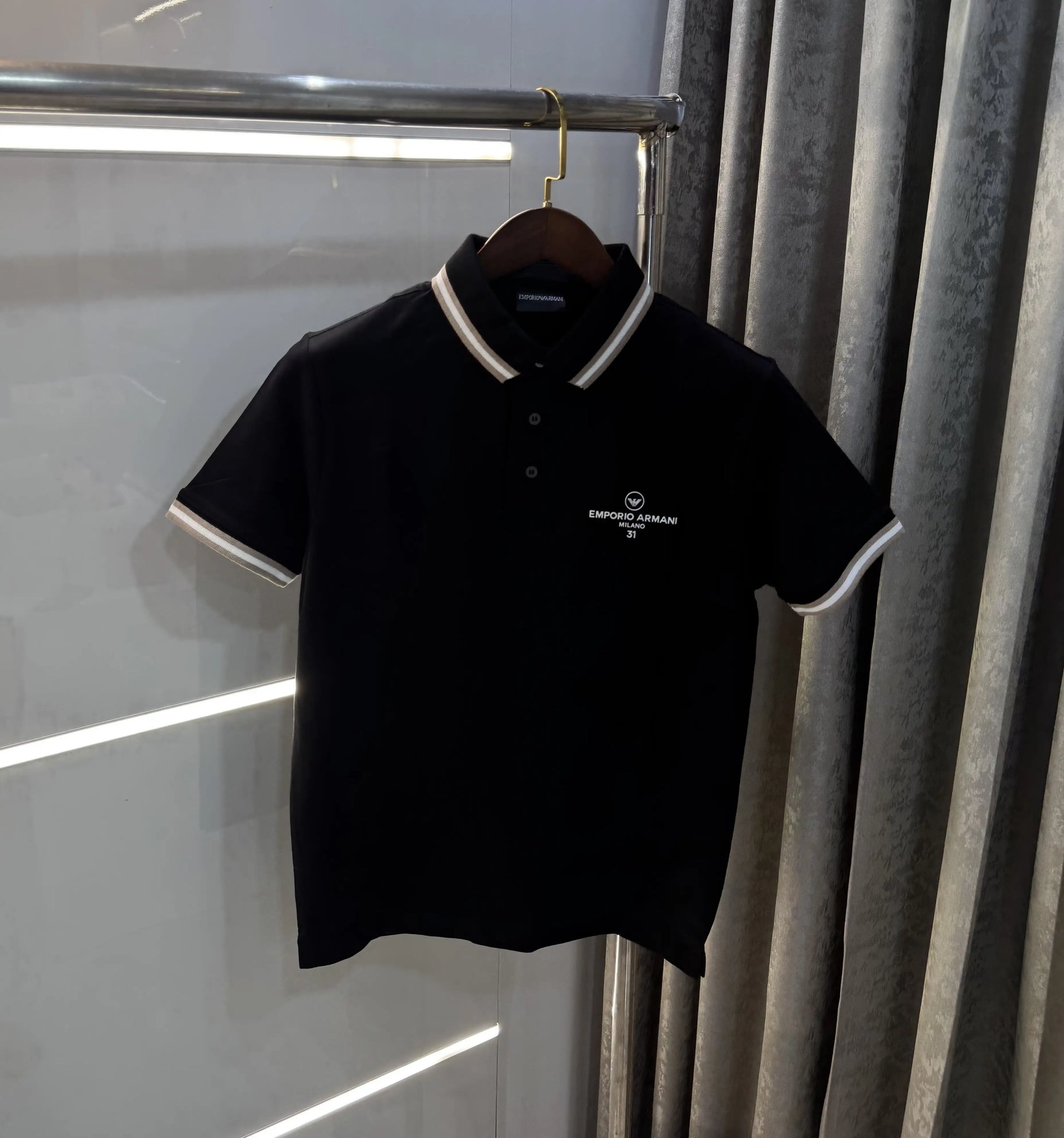 Empori o Arman i Black Premium Polo T-Shirt