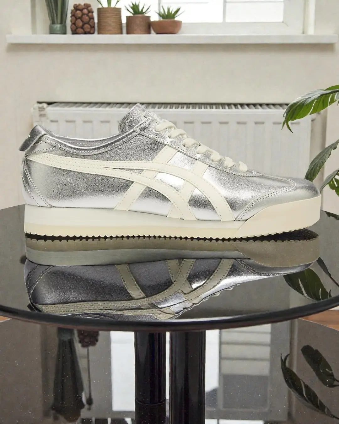Onitsuka Tiger Mexico 66 SD PF Pure Silver Cream Sneakers Men  D-2080