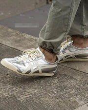 Onitsuk_a Tiger Mexico 66 Silver White Mens 7A Premium D-1916