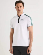 Hacket White Logo Work Premium Polo T-Shirt