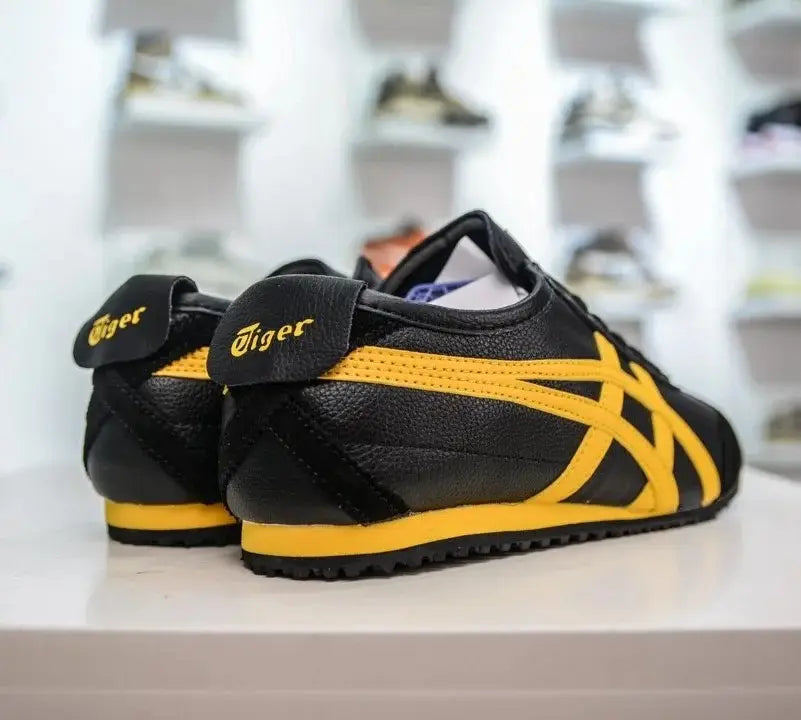 Onitsuka Tiger Mexico 66 BlackYellow  Mens Premium First Copy Sneakers D-1911