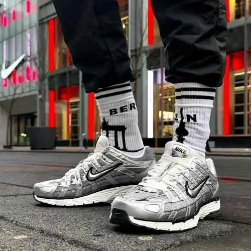 Nike P 6000 METALLIC SILVER 2106