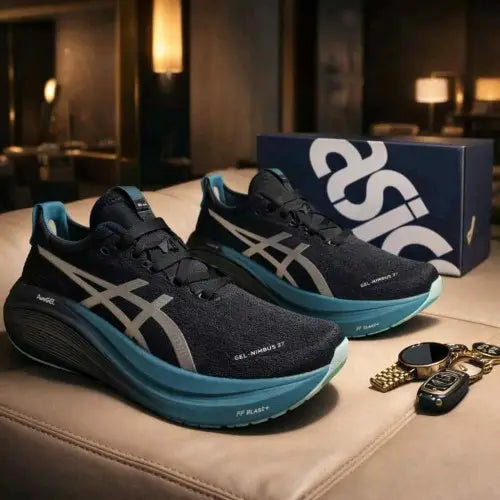 Asics Gel Nimbus 27 BLACK GREEN