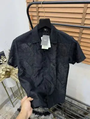 Fend_i Turkey Imported Knitted Premium Crochet Half Shirt