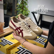 Onitsuka Tiger Mexico 66 SD Beige Beet Juice 7A Premium Ladies Sneakers D-2087