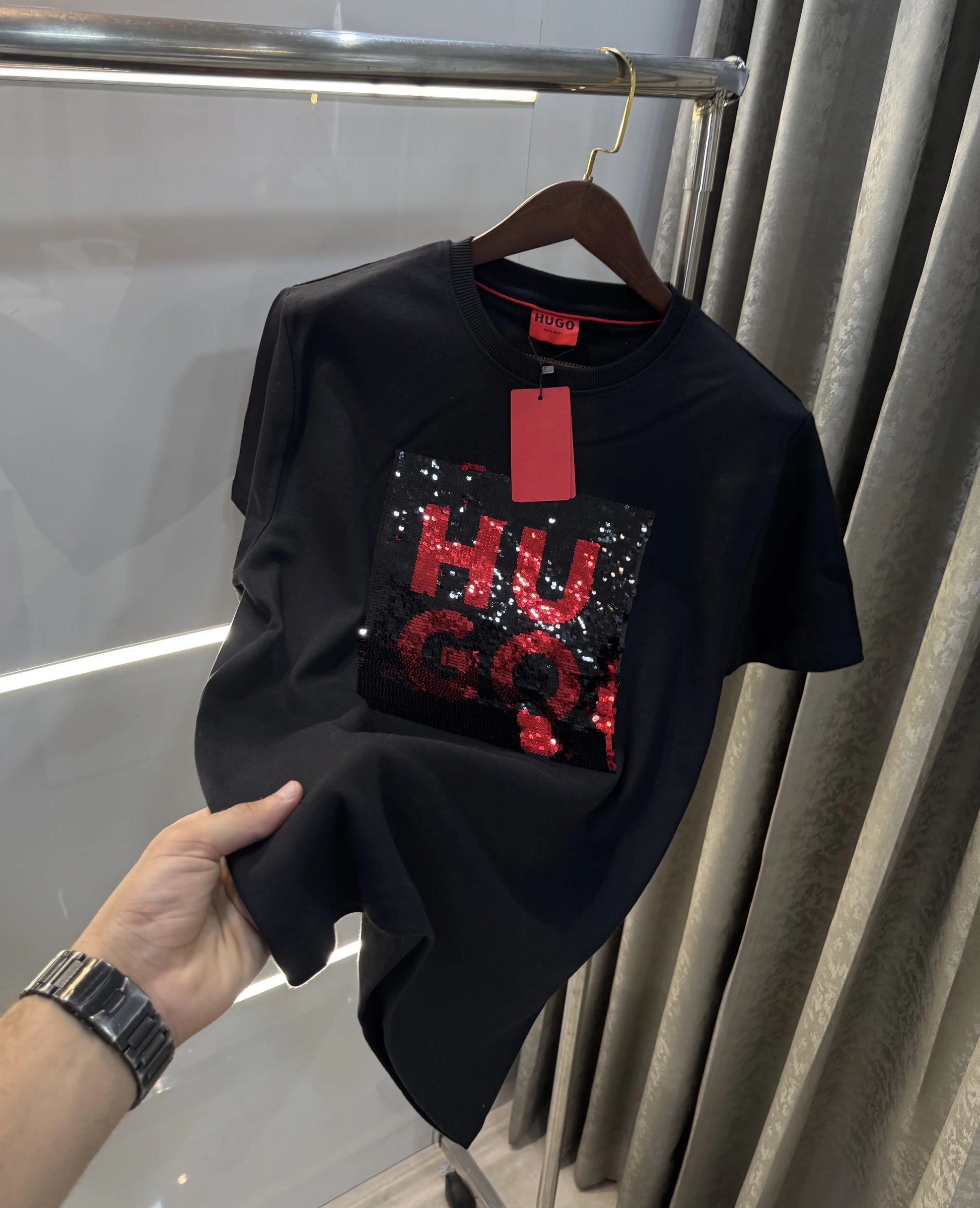 Hugo Boss Black Logo Print Premium T-shirt
