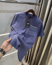 Hugo Boss Blue Logo Print Premium T-shirt