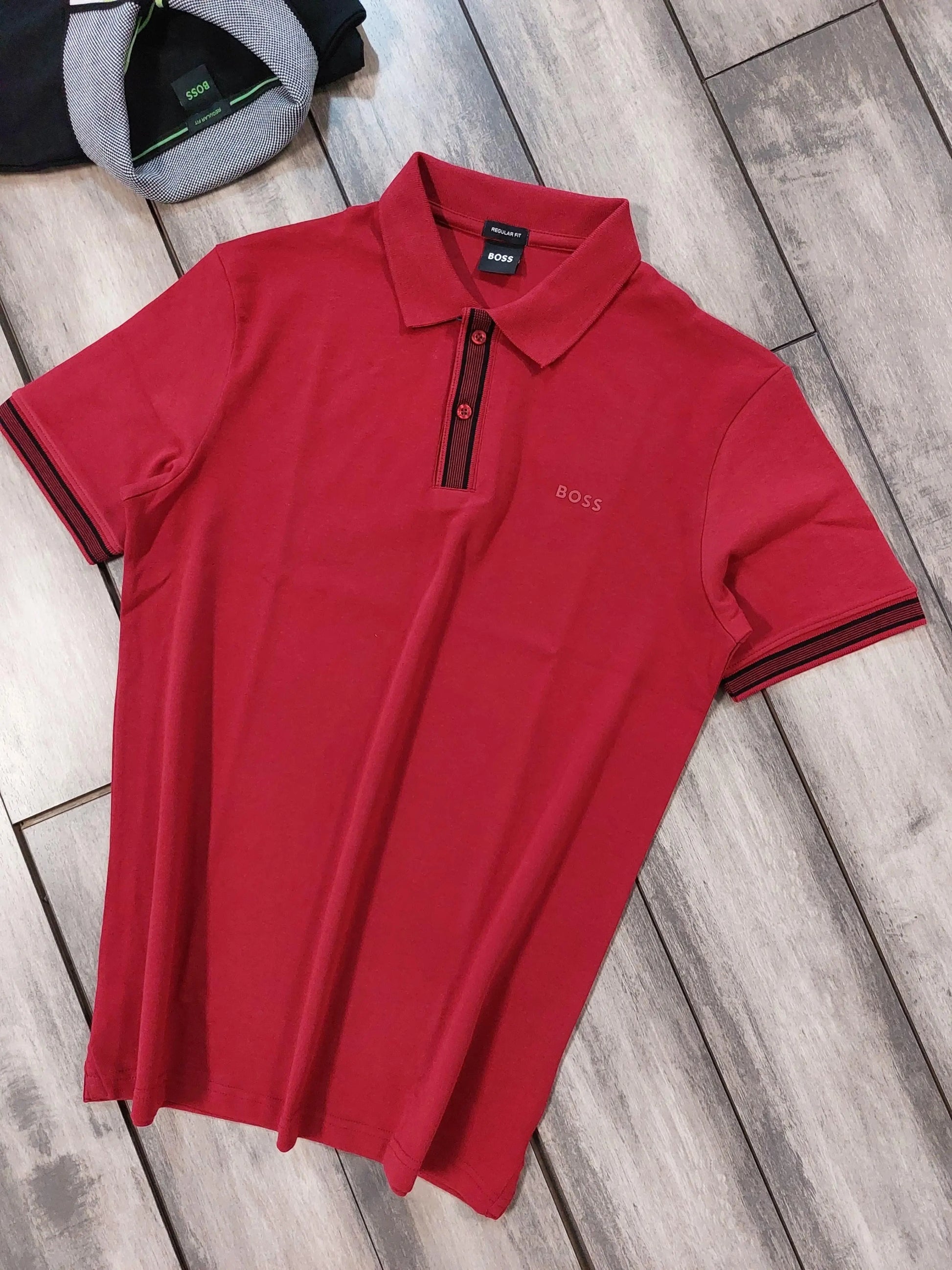 Hugo Bos s Red Logo Work Premium Polo T-shirt