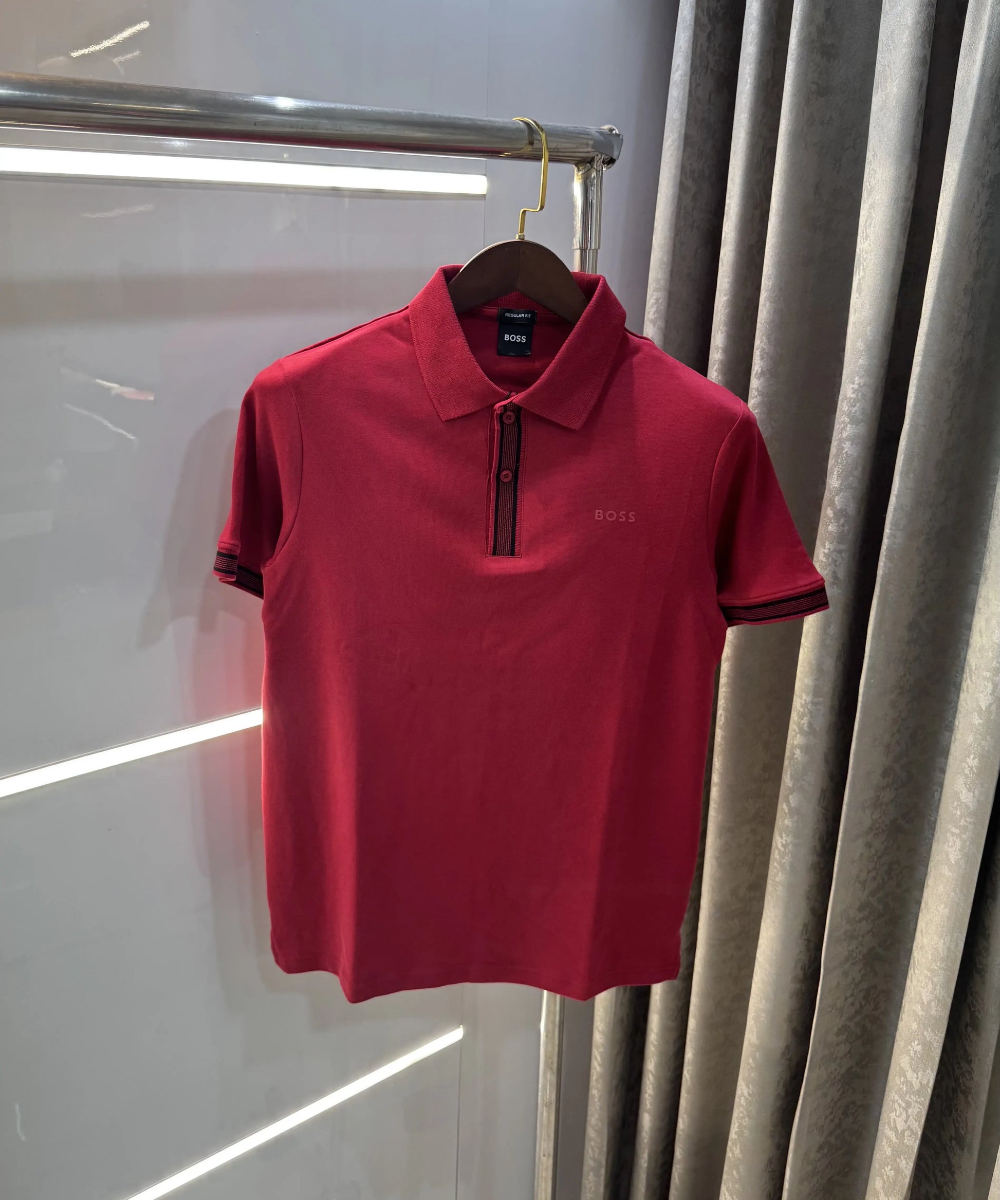 Hugo Bos s Red Logo Work Premium Polo T-shirt