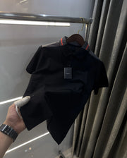 Hacket Black Logo Work Premium Polo T-Shirt