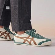 Onitsuka Tiger MEXICO 66 Cream Green Orange Sneakers Mens D-2090
