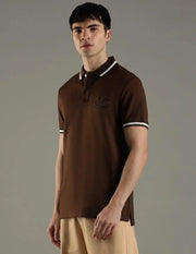 Tommy Hilfiger Brown Premium Polo T-shirt