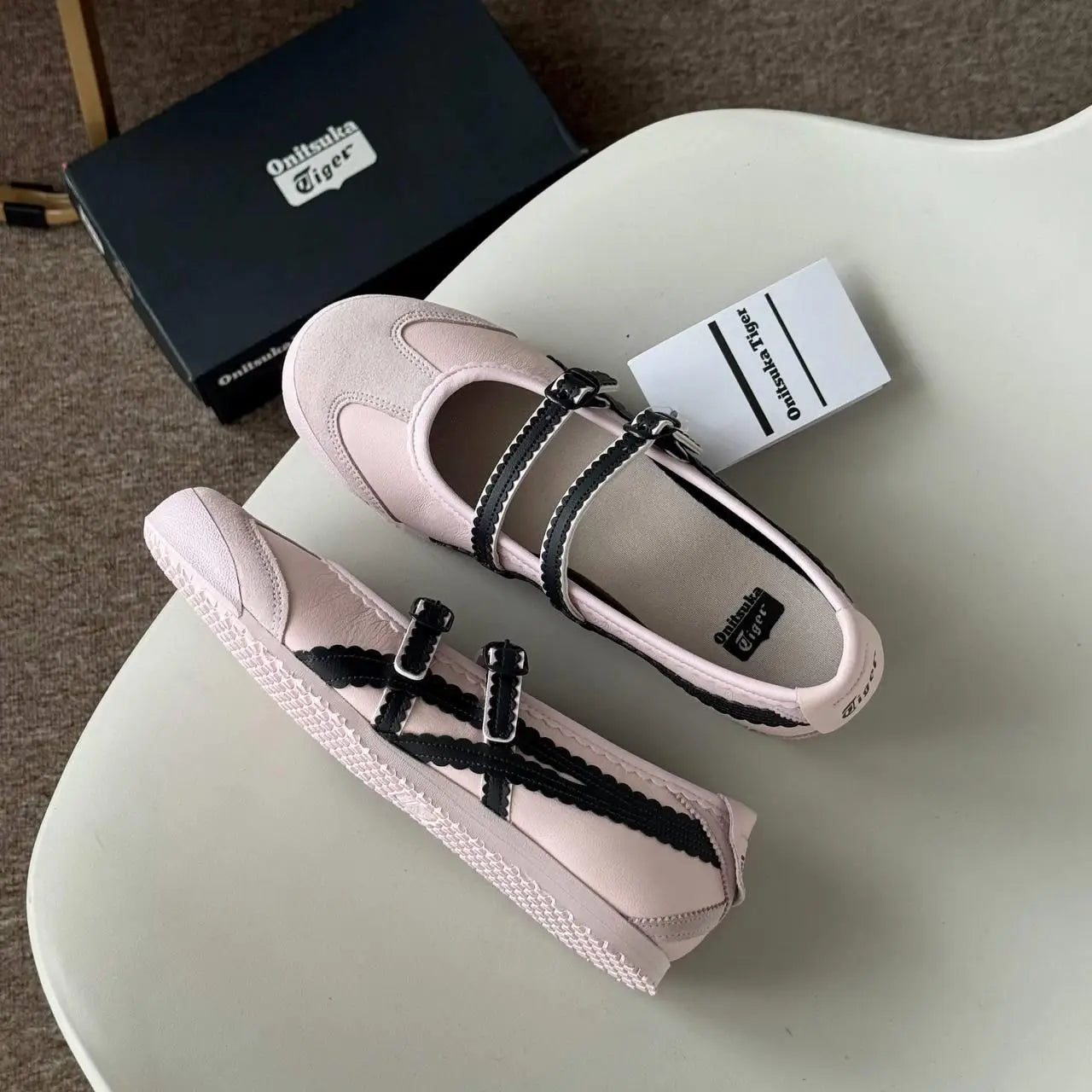 Onitsuka Tiger Mexico 66 TGRS Crystal Pink  7A Premium Ladies Sneakers D-2091