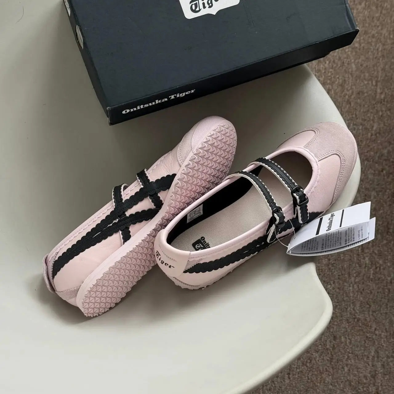 Onitsuka Tiger Mexico 66 TGRS Crystal Pink  7A Premium Ladies Sneakers D-2091