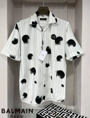 Balmai_n Turkey Imported Premium Linen Cotton Printed Half Shirt With OG BoX And Bag