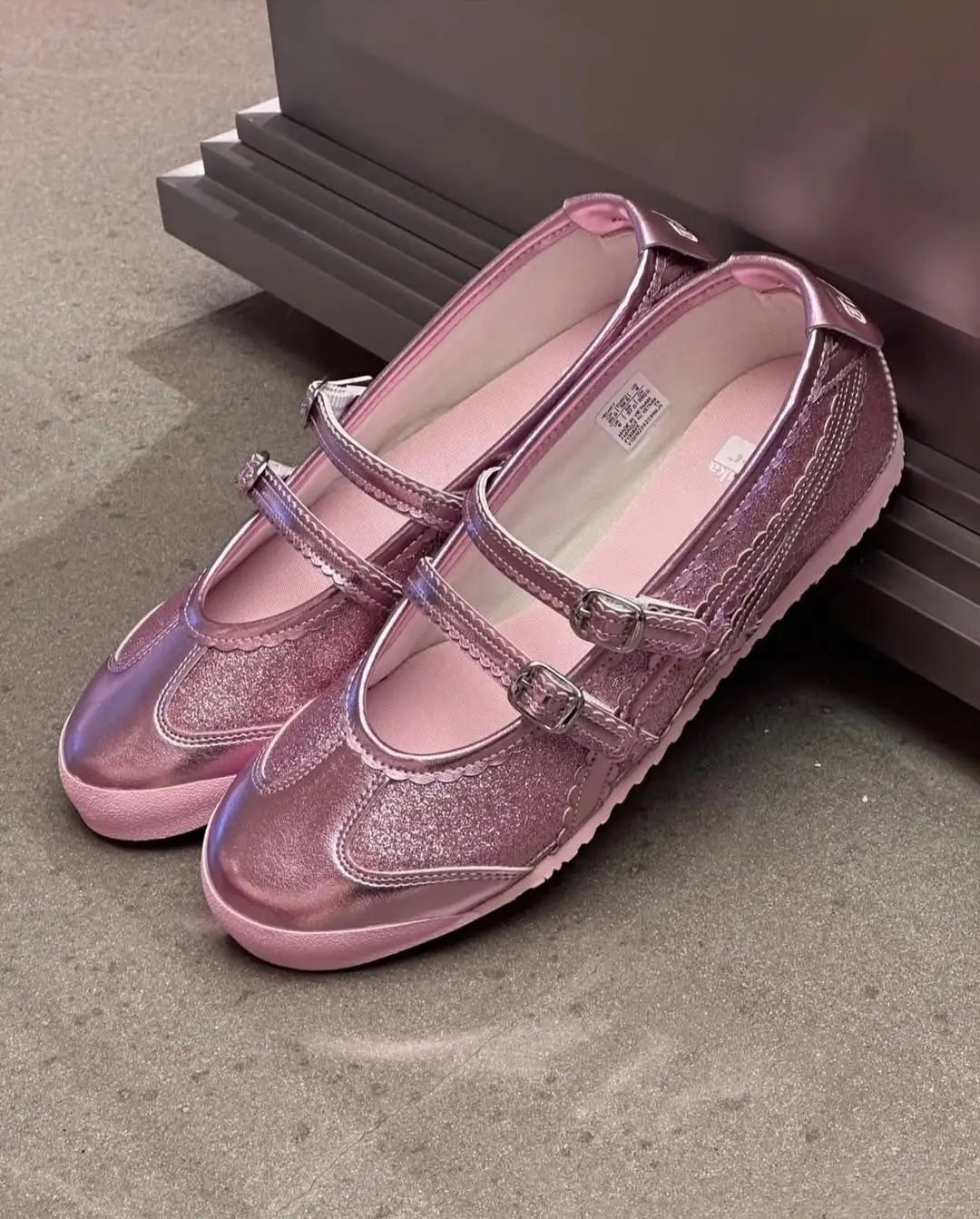 Onitsuka Tiger Mexico 66 TGRS Pink Cameo  7A Premium Ladies Sneakers D-2095