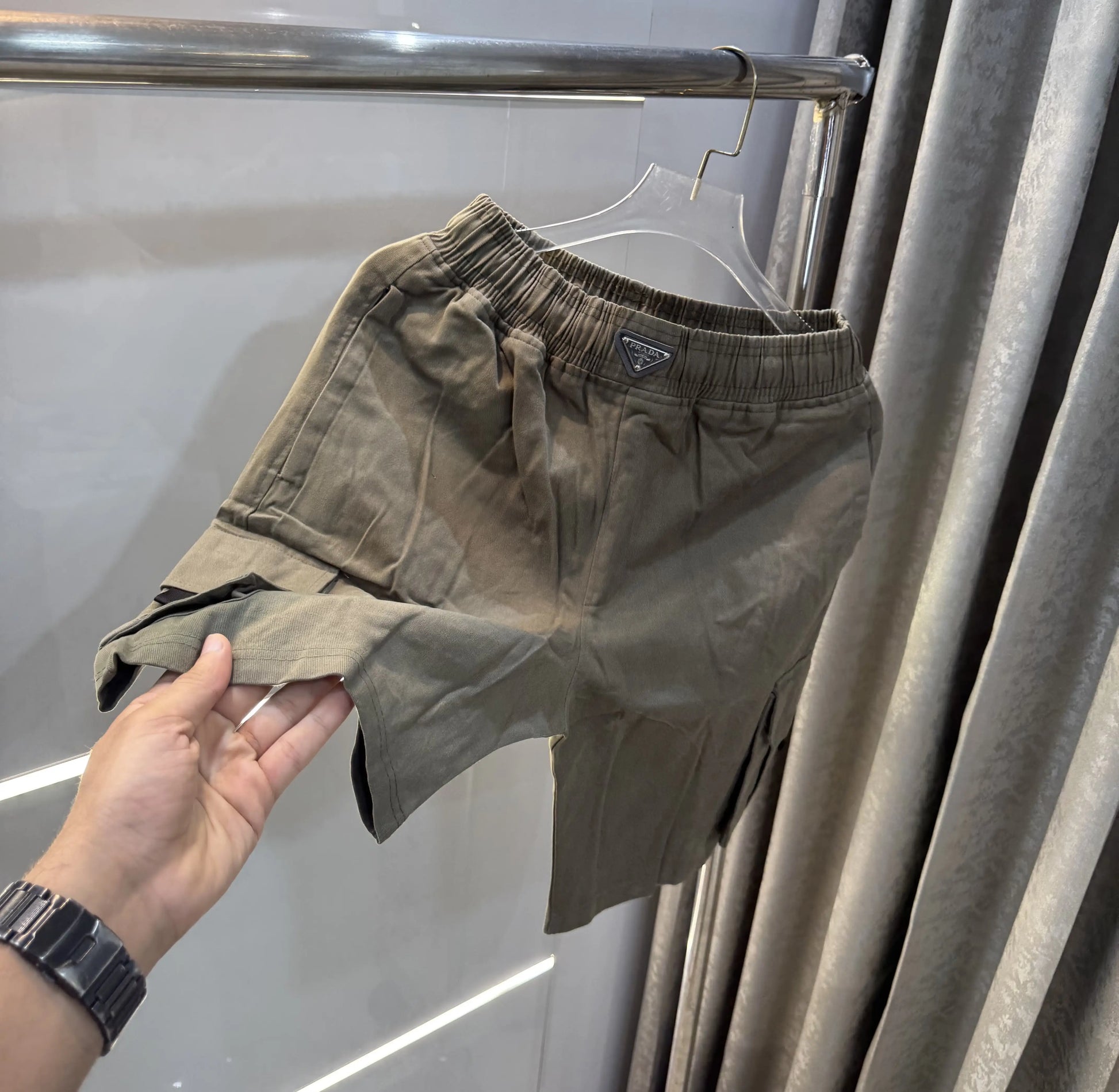 Prada Milano Olive Limited Edition Premium 🩳Shorts