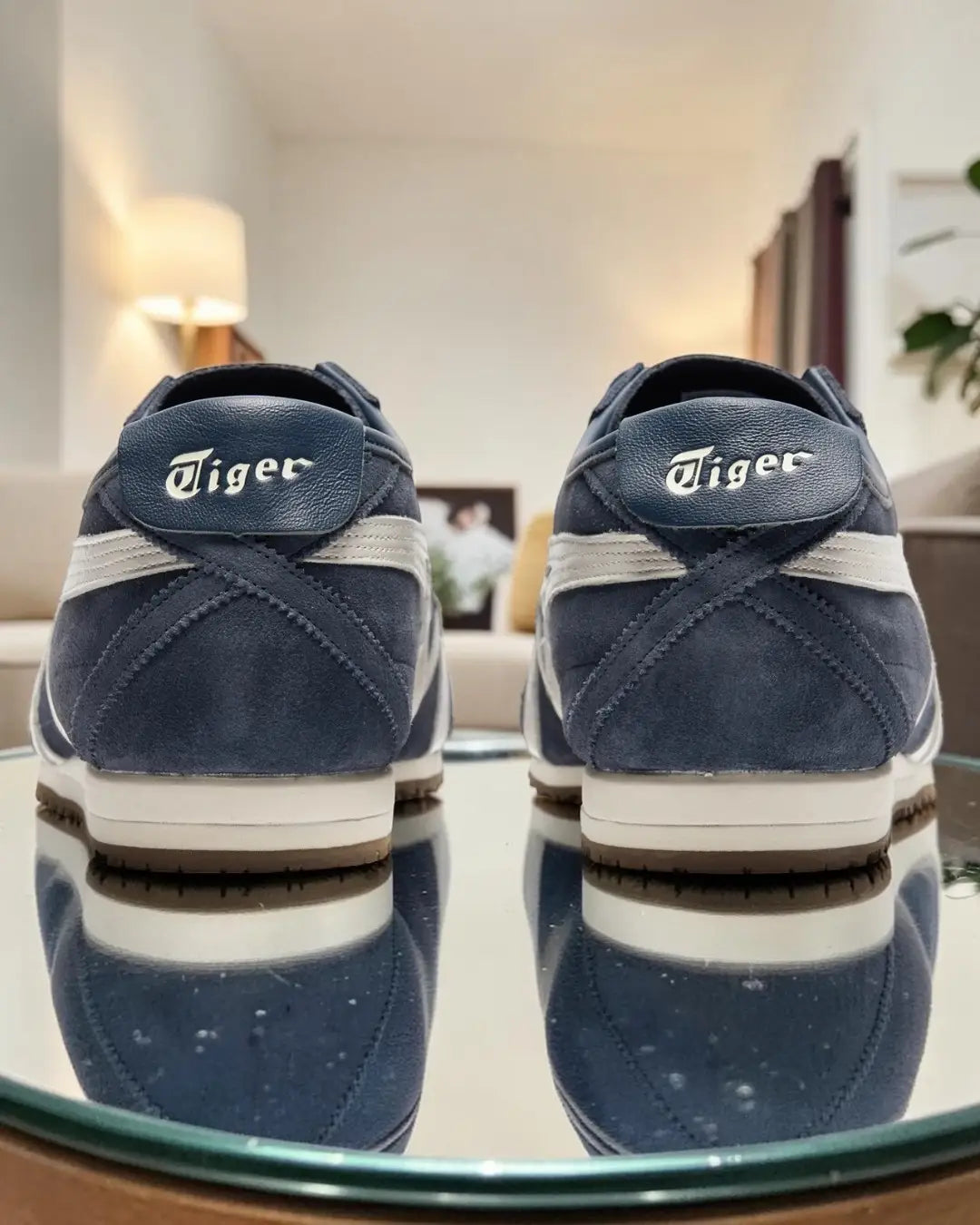Onitsuka Tiger Mexico 66 SD Iron Navy Cream 7A Premium Mens Sneakers D-2100