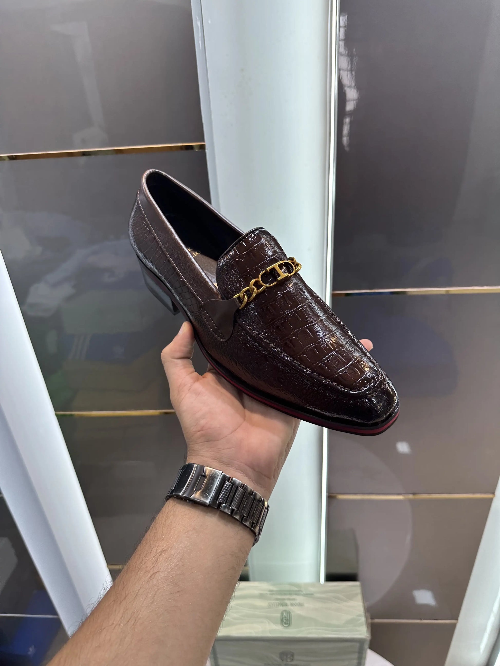 Frank_Romello Brown Premium Formal Loafers