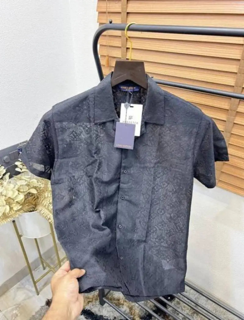 Loui_s Vuitton Turkey Imported Knitted Premium Crochet Half Shirt