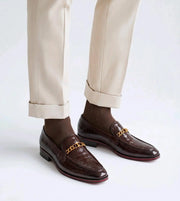 Frank_Romello Brown Premium Formal Loafers