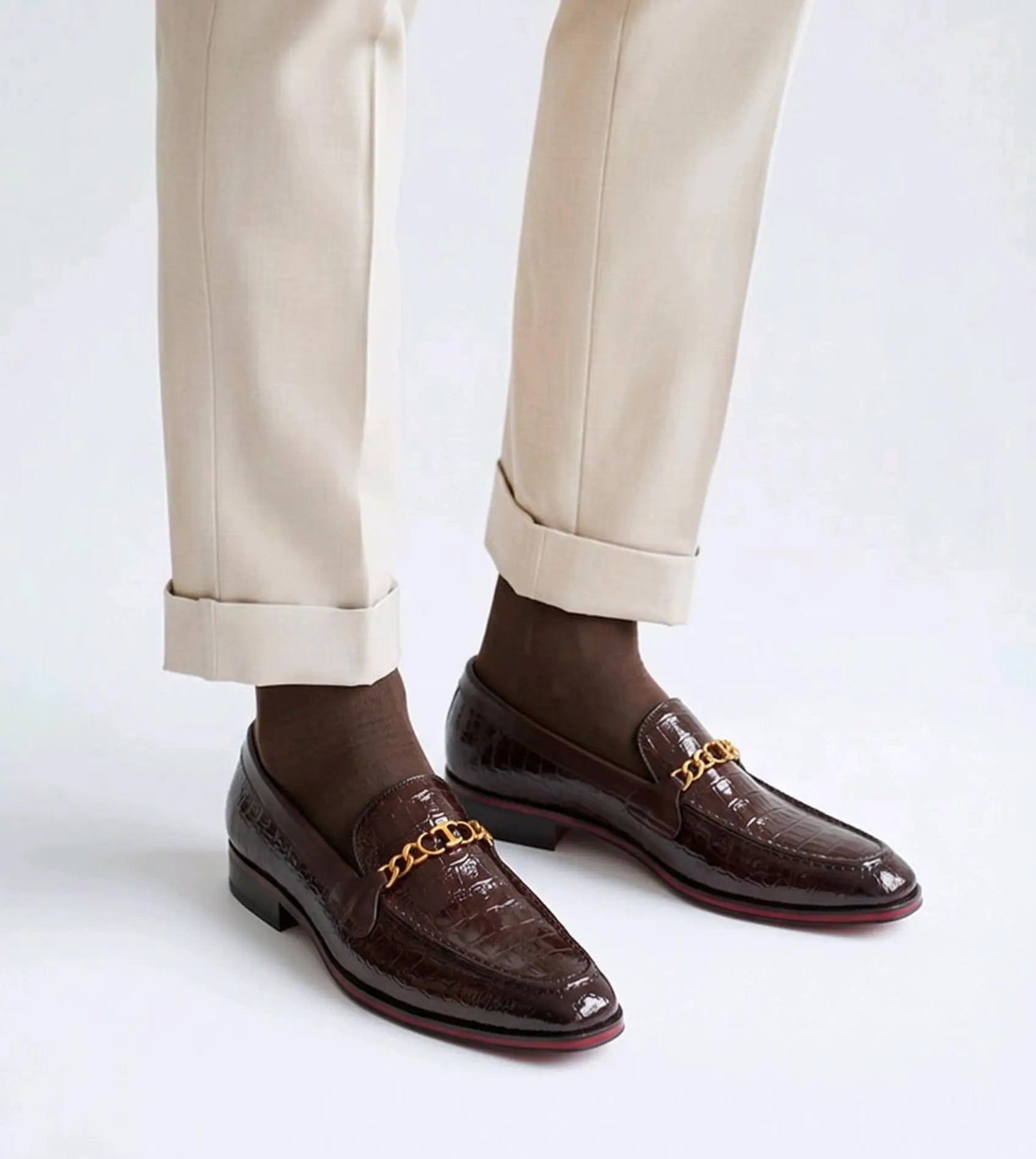 Frank_Romello Brown Premium Formal Loafers
