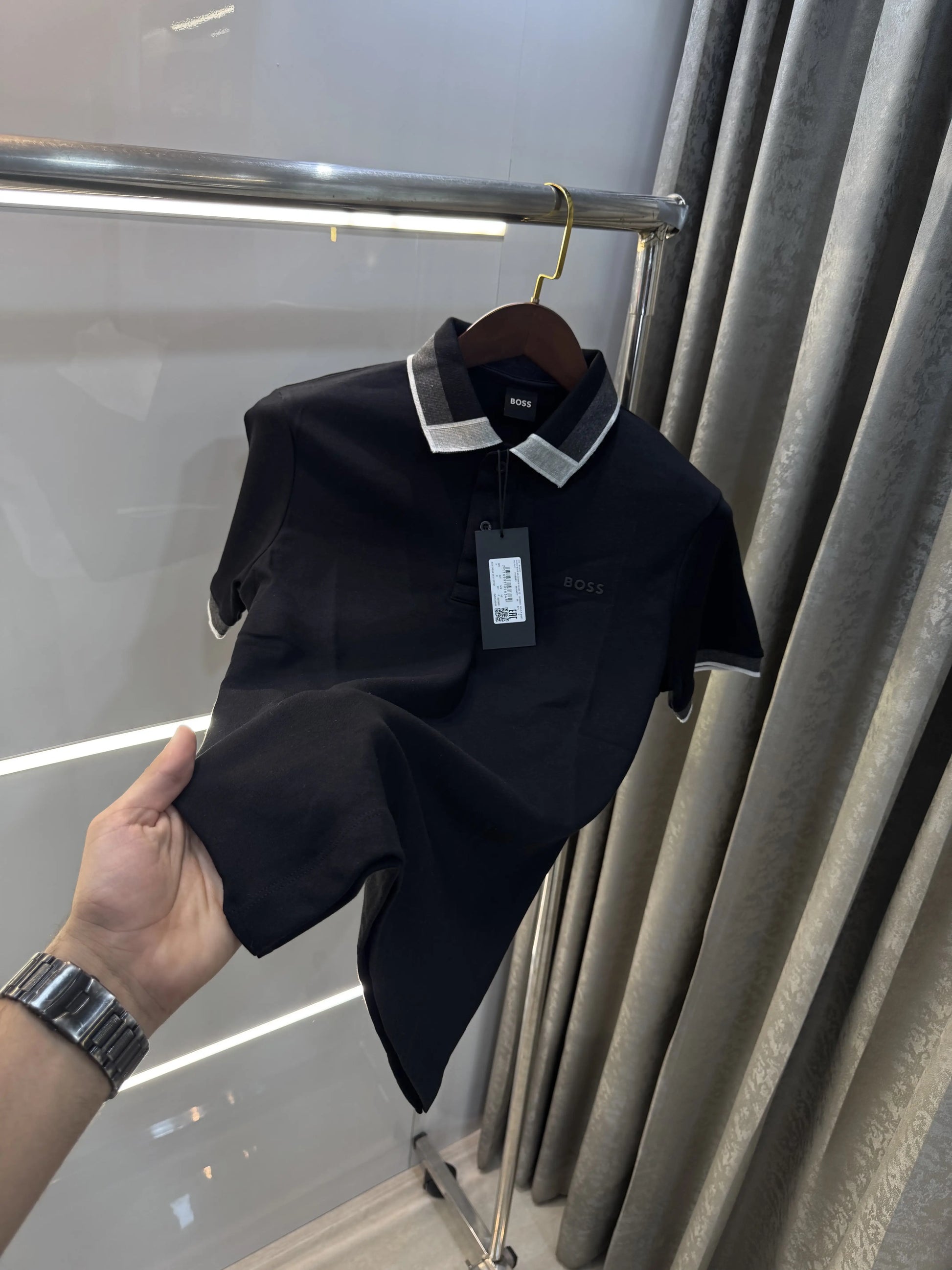 Hugo Boss Black Logo Work Premium Polo T-shirt