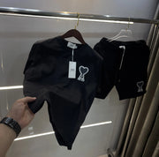 Ami Paris Black Logo Work Imported cord set