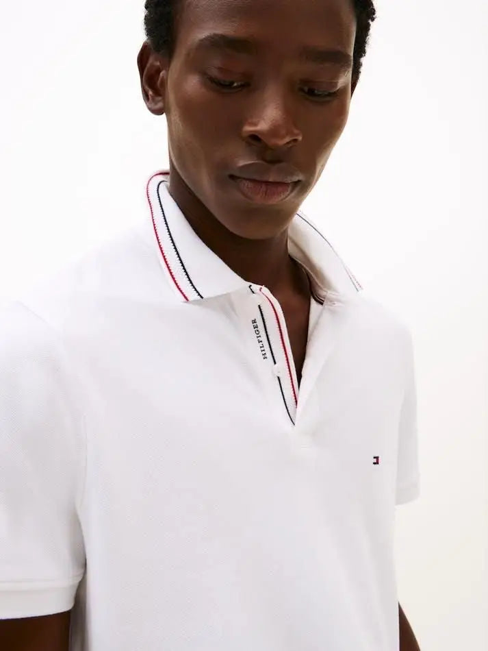 Tommy Hilfiger White Premium Polo T-shirt