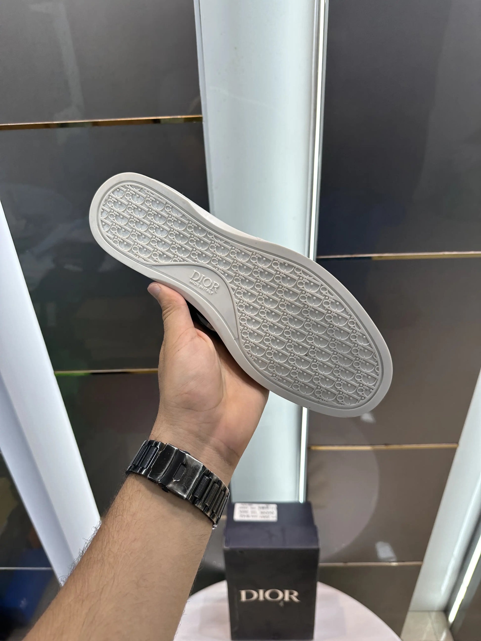 Dior_CD Green Suede Leather Slide