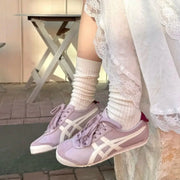 Onitsuka Tiger Mexico 66 Light Cherry  Soft Purple  7A Premium Ladies Sneakers D-2107