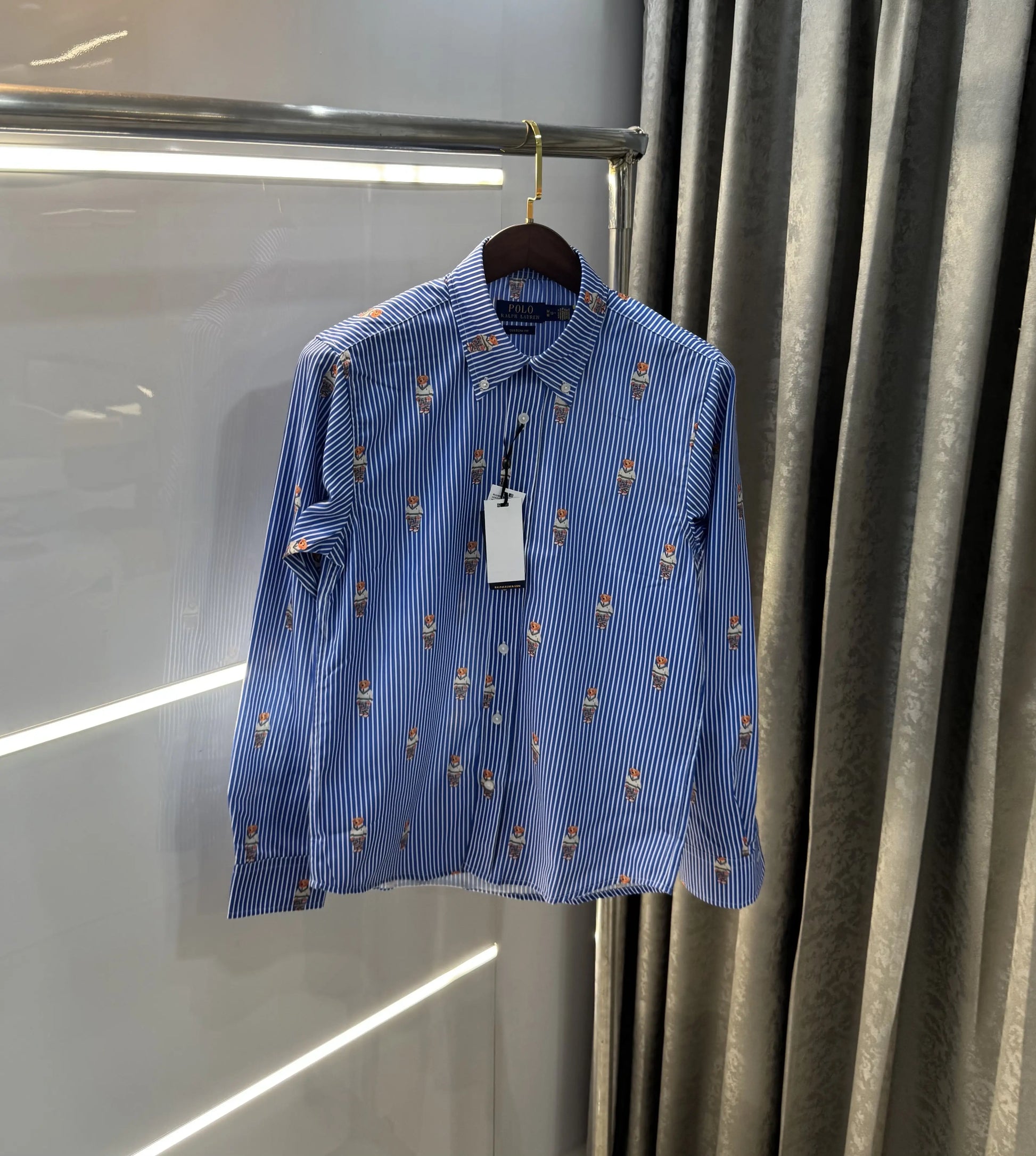 Ralph Lauren Dark Blue Teddy Premium Shirt