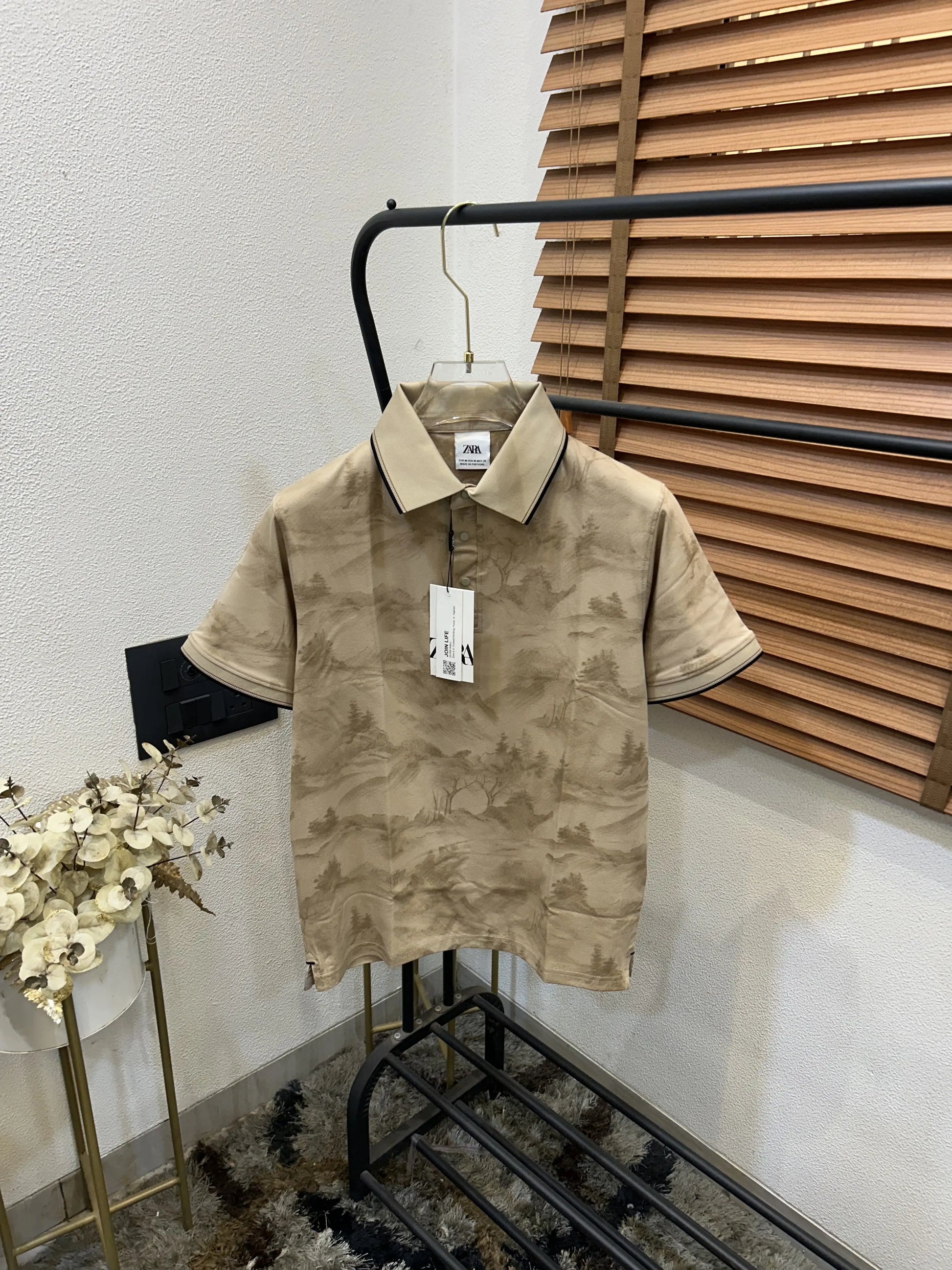 Zar_a Printed Very Premium Imported Polo T-shirt (DN 635)