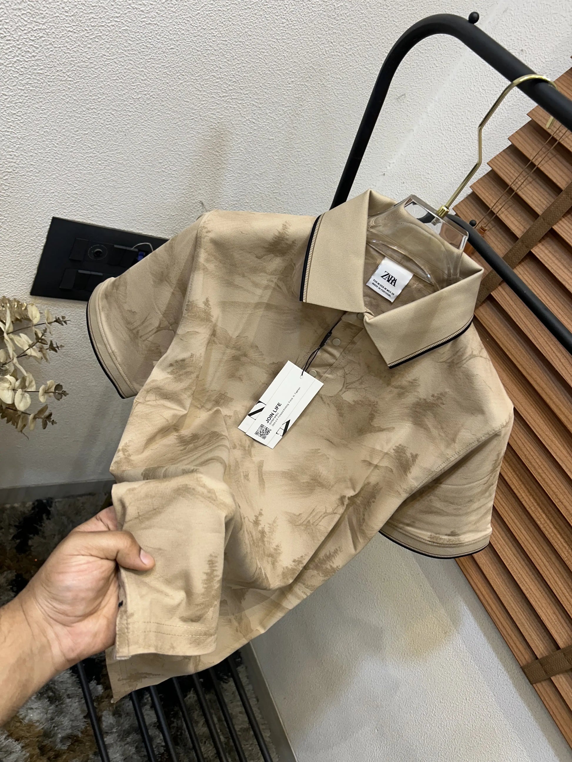Zar_a Printed Very Premium Imported Polo T-shirt (DN 635)
