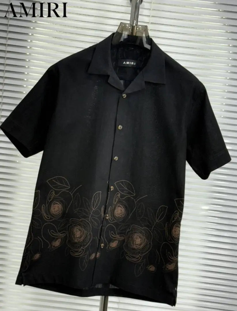 Amir_i Bottom Printed Imported Exclusive Linen Half Shirt (DN 625)
