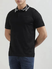Karl Lagerfled Black Imported Polo T-Shirt