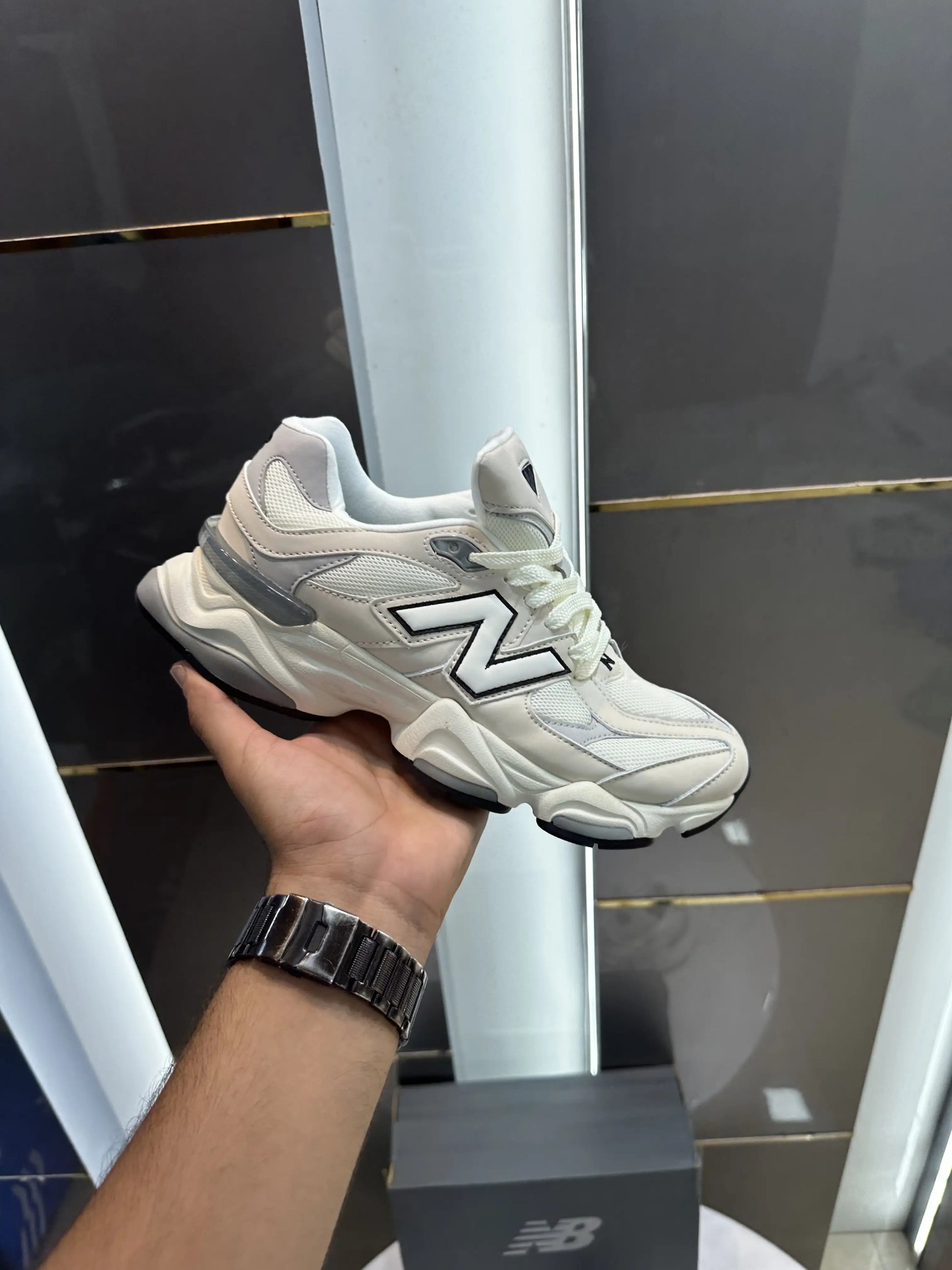 New_Balance 9060 Sea Salt Raincloud Shoes