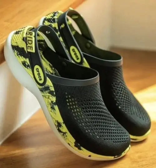 Crocs Literide 360 Clogs 2 Black Yellow D-1477