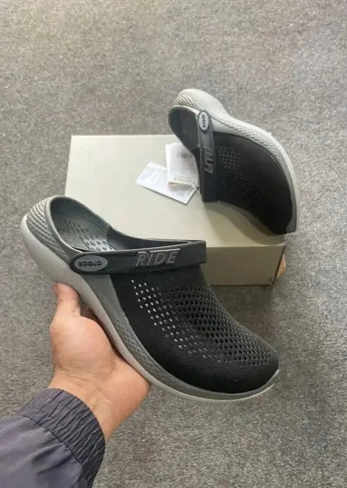 Crocs Literide 360 Clogs Black Grey D-1480